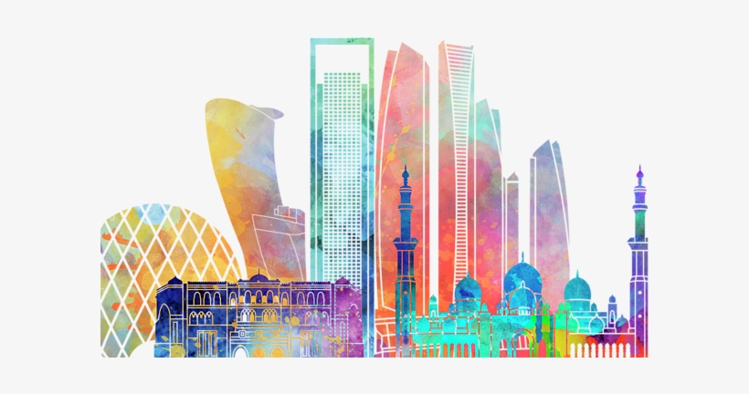 Bleed Area May Not Be Visible - Abu Dhabi Poster, transparent png download