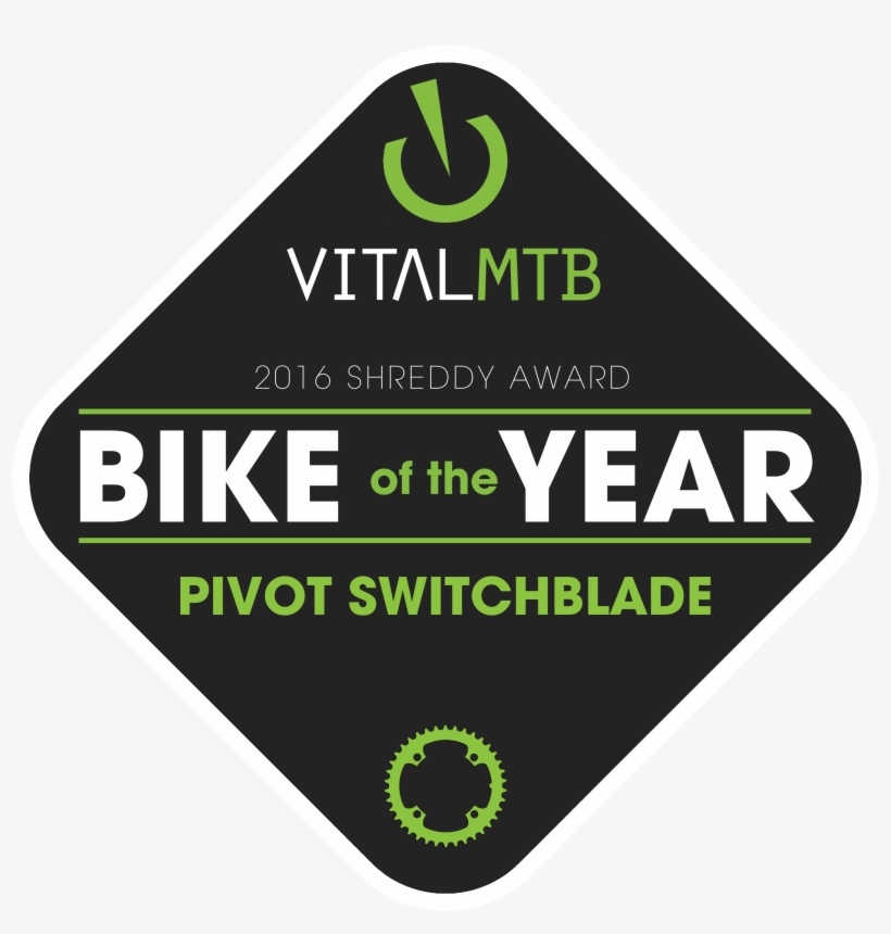 Vitalmtb Bike Of The Year - Sign, transparent png download