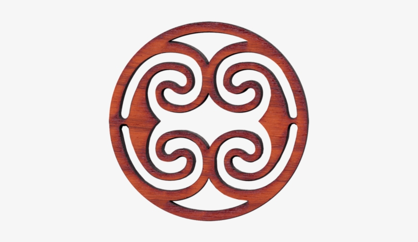 Rosette, Ocean Waves, Padauk, 2 3/16" Diameter - Circle, transparent png download