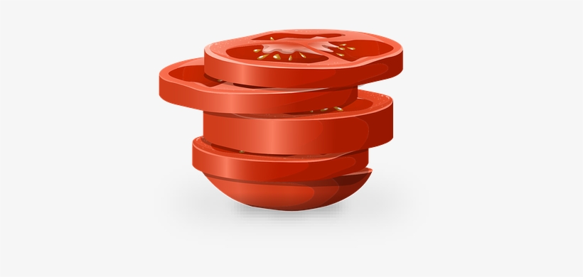 Tomato Sliced Vegetable Healthy Fresh Red - Irisan Tomat Png, transparent png download