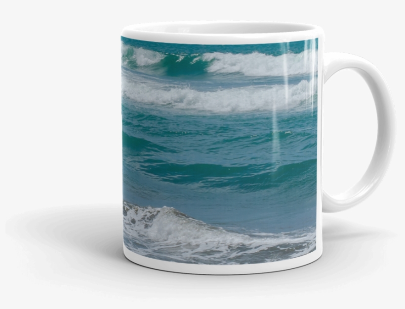 11oz Ocean Waves Mug - Beer Stein, transparent png download