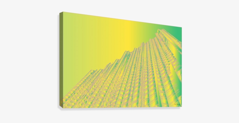 Abstract Glass Wall Of Skyscraper Canvas Print - Architecture, transparent png download
