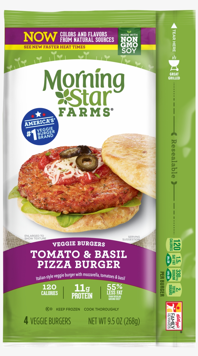 Morningstar Spicy Black Bean Burger, transparent png download