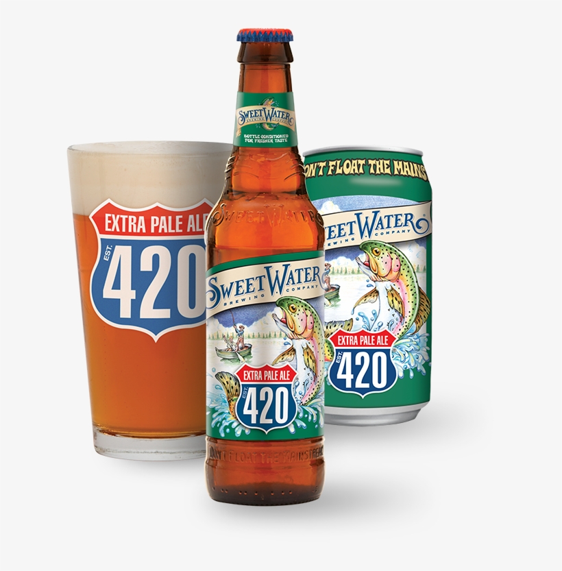 Sweetwater Brews - Sweetwater 420 Pale Ale - 12 Pack, 12 Fl Oz Cans, transparent png download