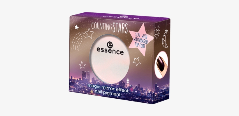 Magic Mirror Effect Nail Pigment - Essence Counting Stars Swatches, transparent png download