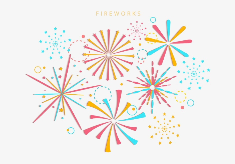 Fireworks Celebration Transparent Image - Decoration, transparent png download
