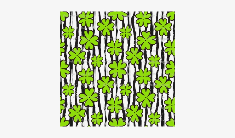 Saint Patricks Day Cute Four Leaf Clover And Stripes - Redwood Sorrel, transparent png download