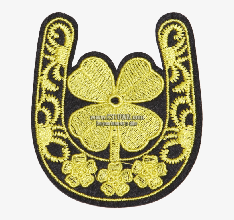 Four Leaf Clover Badge Stock Patch - Four-leaf Clover, transparent png download