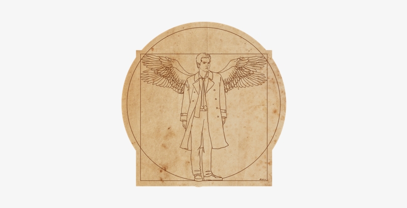 Vitruvian Man - Vitruvian Angel, transparent png download
