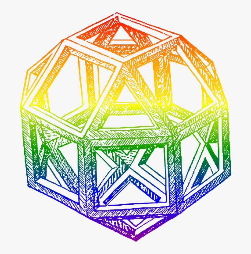 De Divina Proportione Rhombicuboctahedron Portrait - Divina Proportione Transparent Background, transparent png download