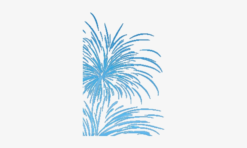 Drawn Fireworks Transparent Background - Drawing, transparent png download