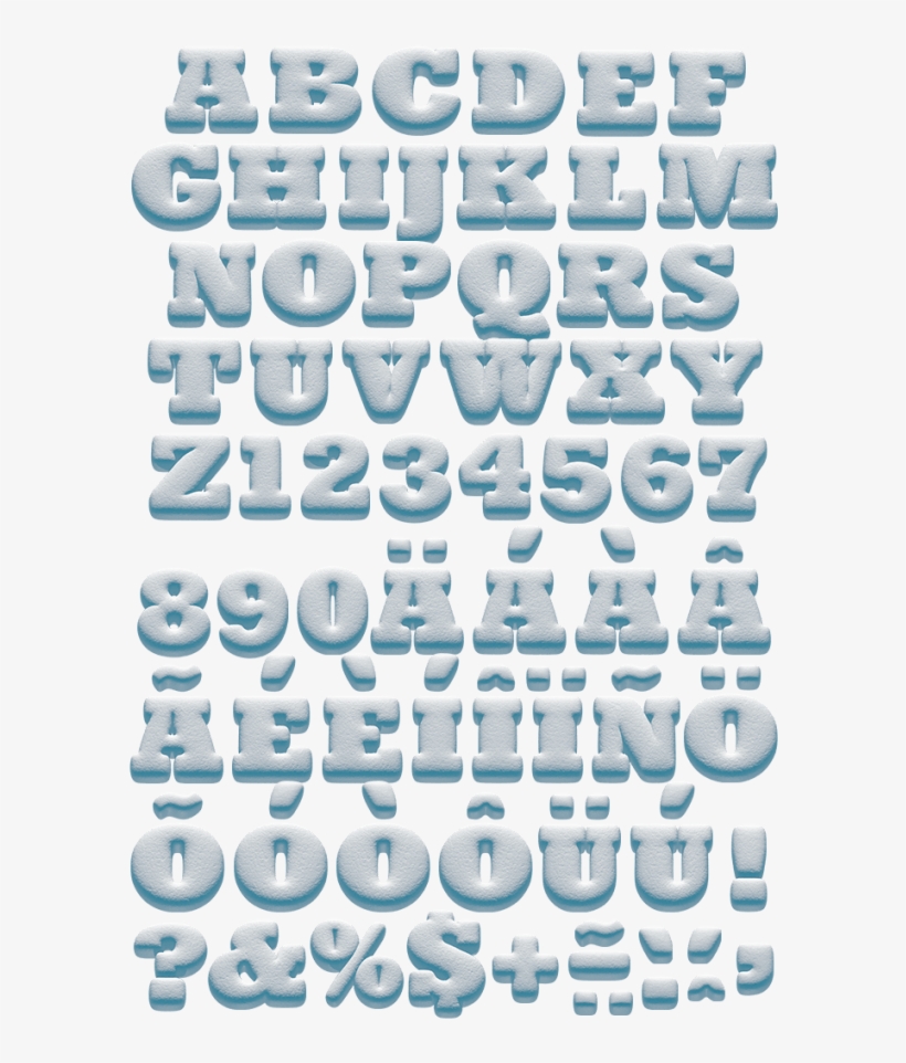 Snowball White Font - Library, transparent png download