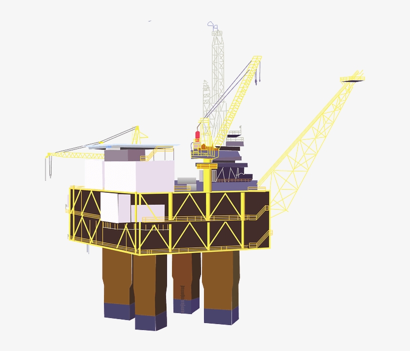 Oil-rig - Rig Clipart Png, transparent png download
