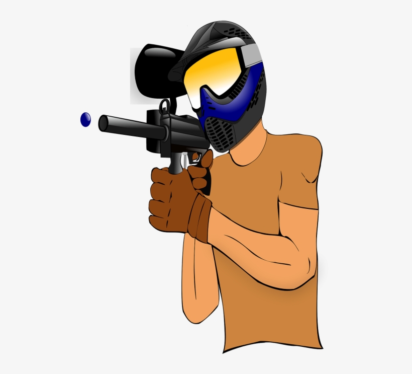 Family Guy Clipart Gun Png - Paintball Clipart, transparent png download