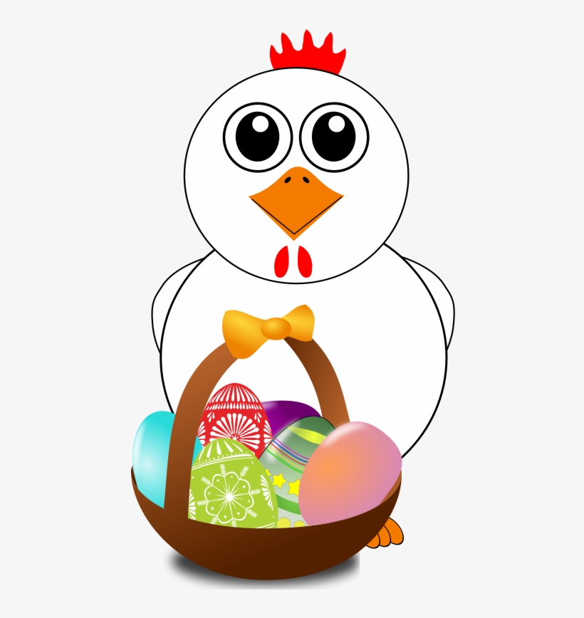 A Burlesque Chicken Full Of Easter Egg Baskets - Custom Easter Basket Throw Blanket, transparent png download