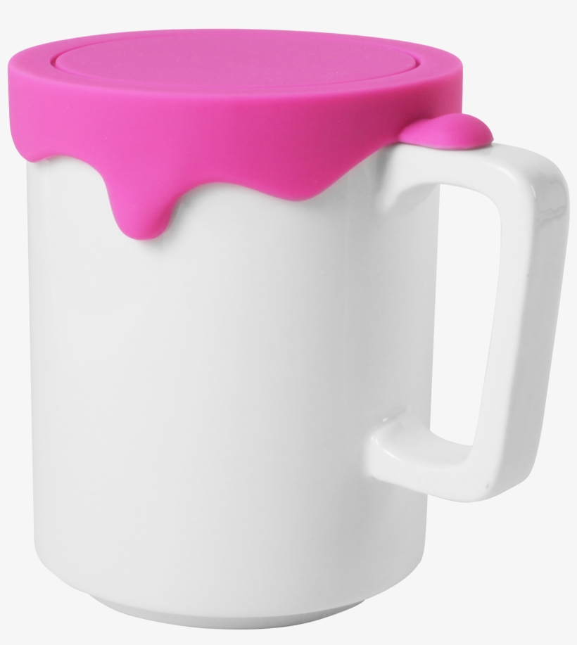 Paint Mug Tall - Gattola Tall Ceramic Paint Mug, Pink, transparent png download
