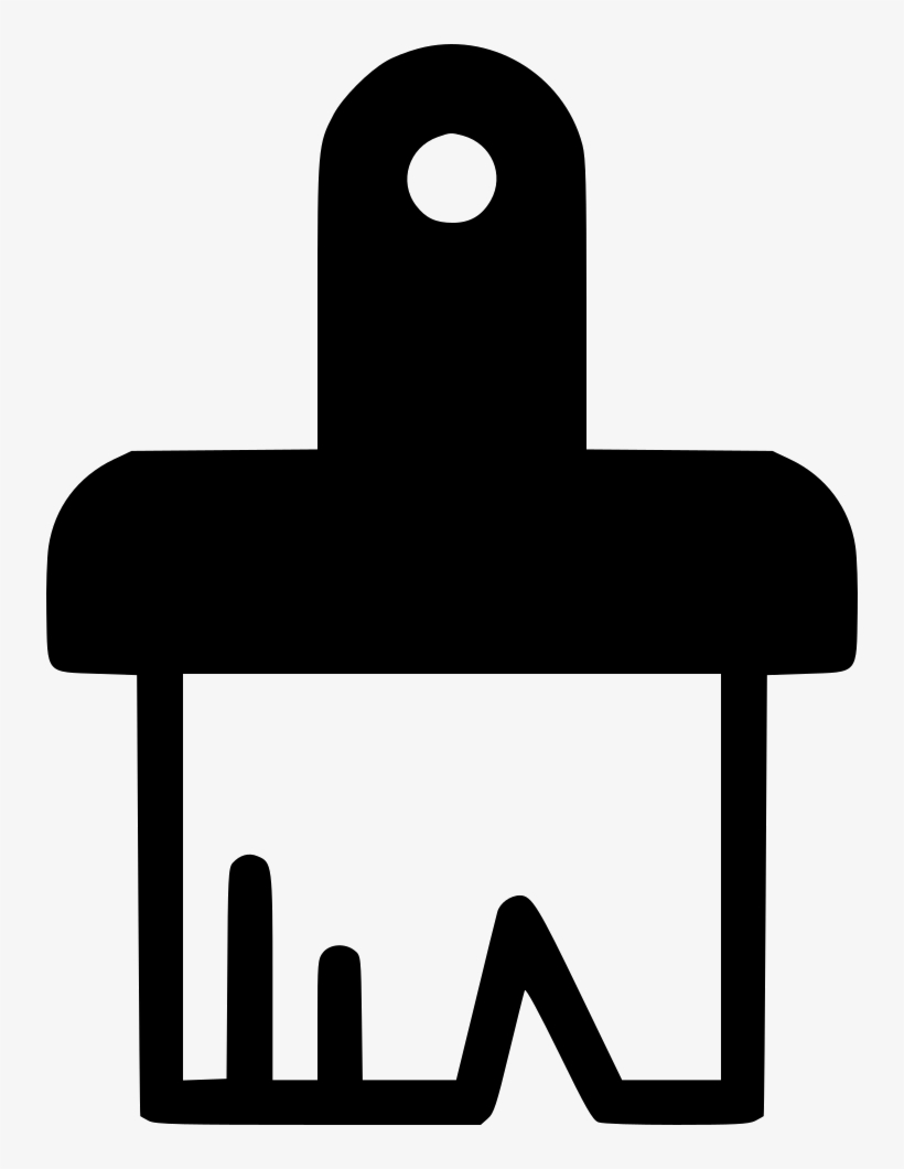 Paint Brush Painter Style Fill Tool Graphic Comments, transparent png download