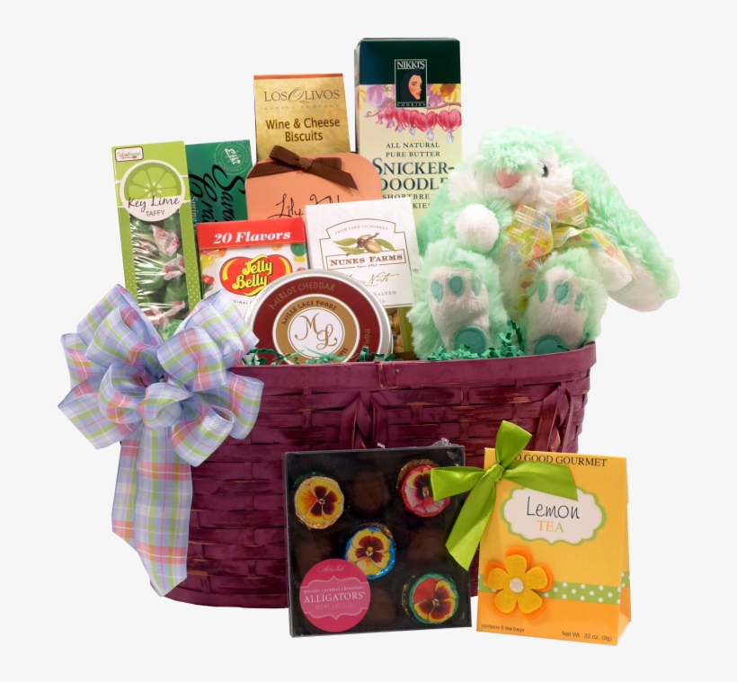 Easter Gourmet Gift Basket Deluxe Gourmet Easter Gift Basket PNG