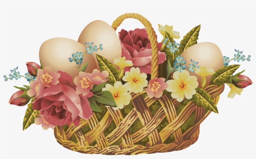 Easter Bunny Easter Basket Clip Art - Happy Easter Wishes For My Best Friends, transparent png download