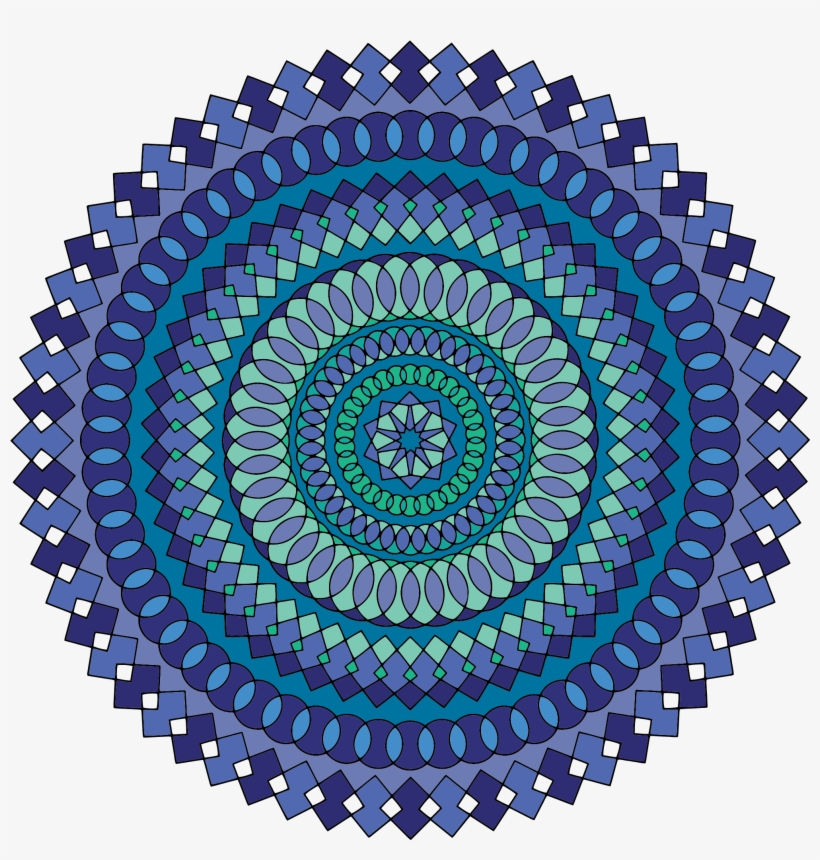 Mandala Swirl Geometric Abstract 1286292 - Mandala, transparent png download