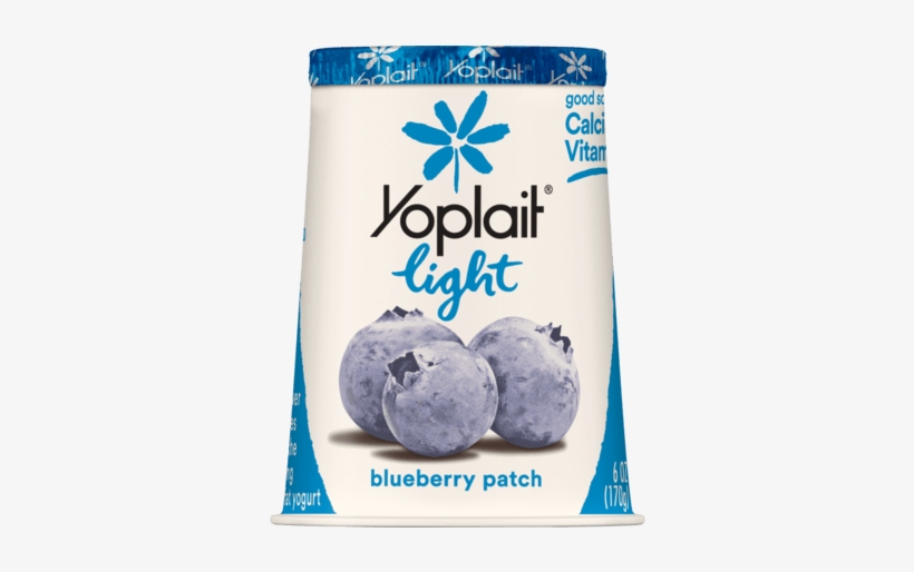 Blueberry Pach - Yoplait Light Yogurt, transparent png download