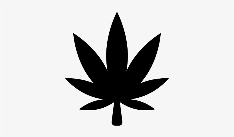 Cannabis Leaf Vector - Cannabis Leaf Logo, transparent png download