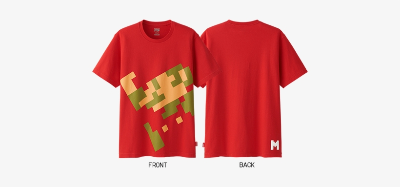 Nintendo And Uniqlo Teamed Up For A Worldwide T-shirt - Uniqlo Mario, transparent png download