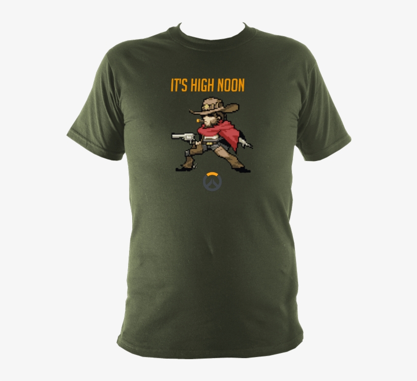 Mccree Overwatch 8 Bit - Signs - Women's T-shirts, transparent png download