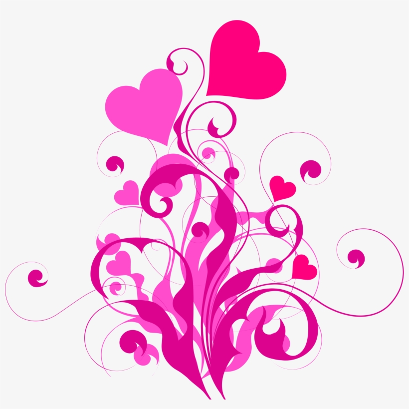 Heart Flourish Png Transparent Library - Monthsary Message Long Distance Relationship, transparent png download