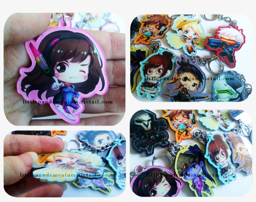 Little Pandemonium - Overwatch Logo Keychain, transparent png download