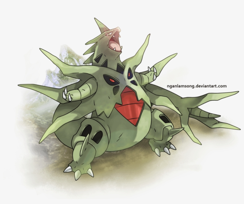 Mega Tyranitar By Nganlamsong On Deviantart - Mega Tyranitar, transparent png download