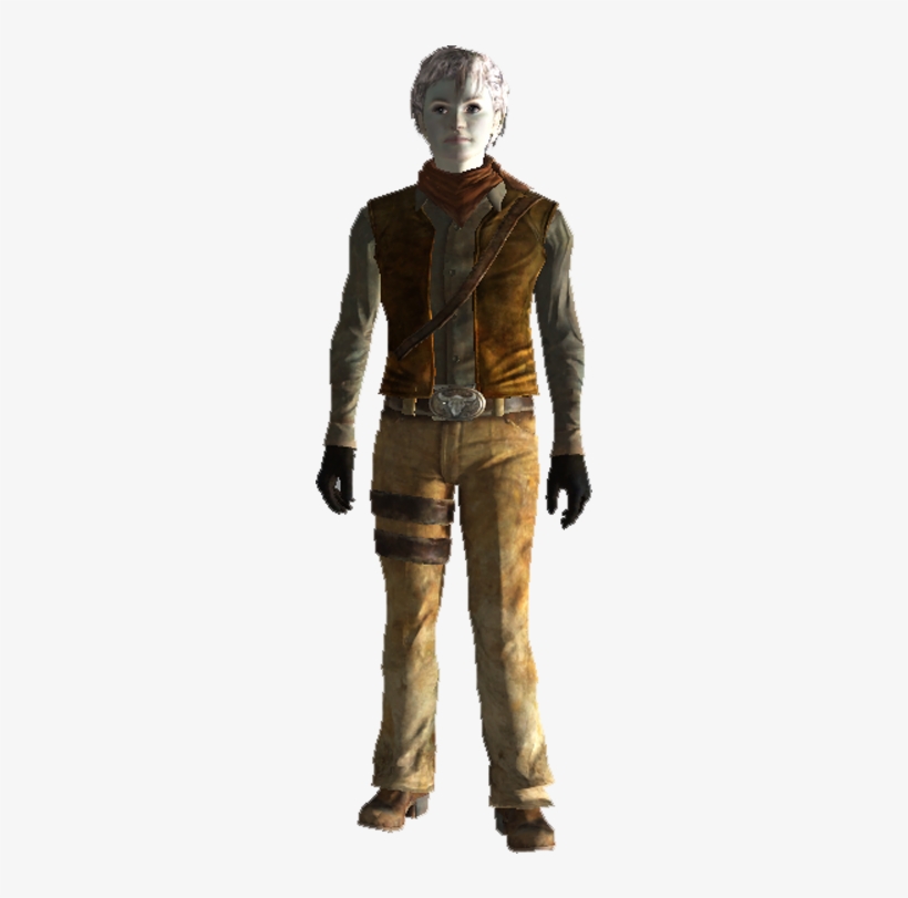 Roobanguy Posted - - Fallout New Vegas Ranger Vest Outfit, transparent png download