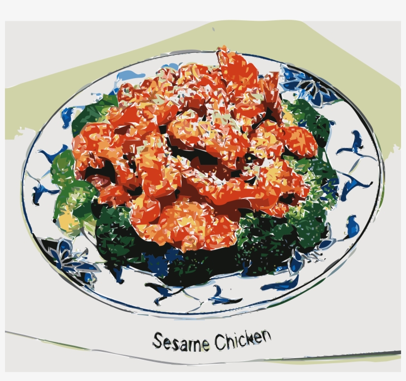 Big Image - Sesame Chicken, transparent png download