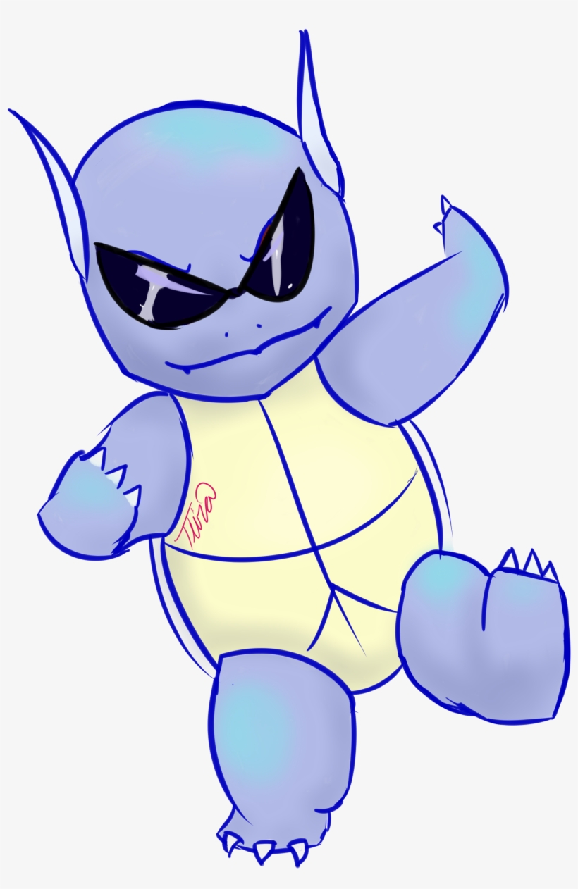 [p] 008 - Wartortle - Drawing, transparent png download