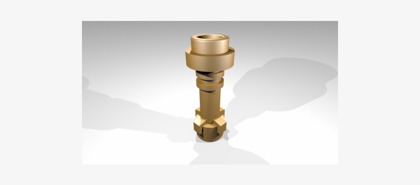 Arma Pentru Minifig, Baza - Brass, transparent png download
