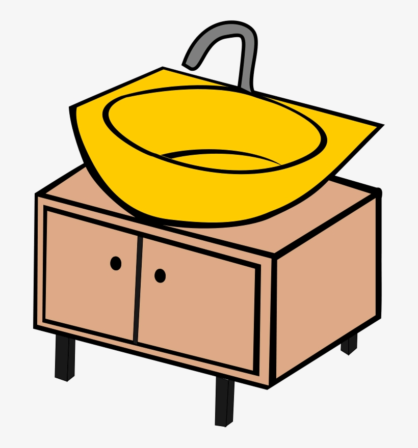 This Graphics Is Wash The Dishes About Basin, Bathroom, - Basin Clipart ...