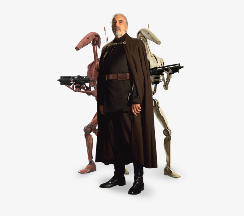 Separatist Alliance - Star Wars Count Dooku Cosplay Costume Custom Made Hh.04, transparent png download