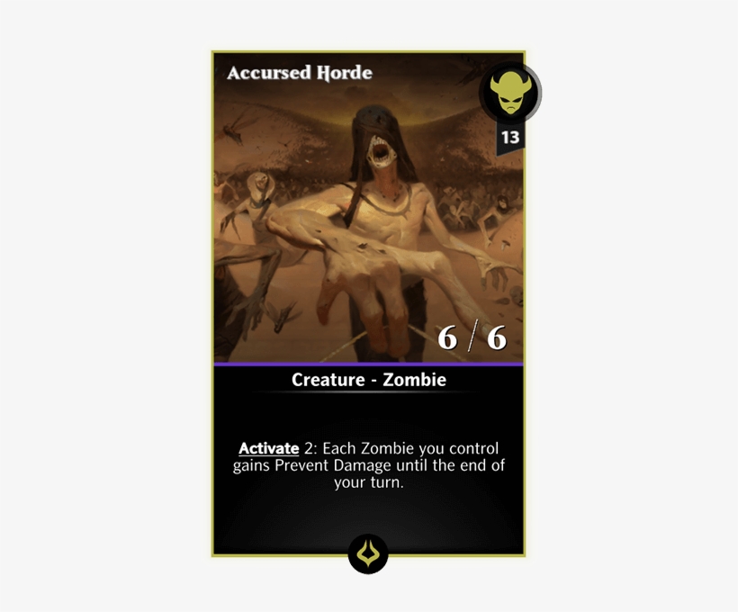 Magic The Gathering: Accursed Horde - Hour Of Devastation, transparent png download