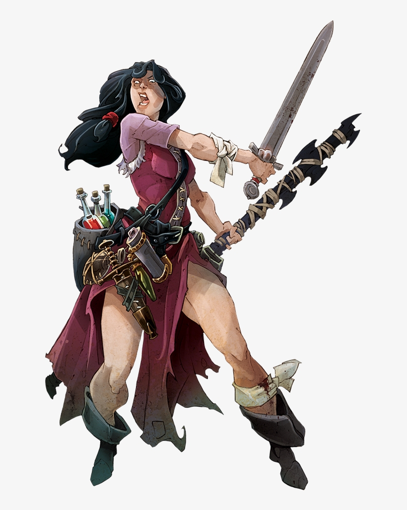 Zombicide Green Horde Cmon Megan Fantasy Life, Fantasy - Zombicide Green Horde Survivors, transparent png download