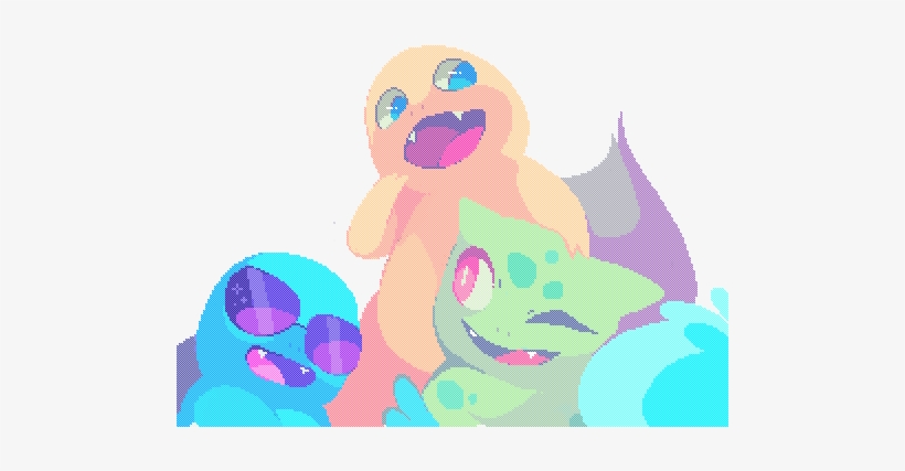 • Pokemon My Art Venusaur Pixels Charmander Bulbasaur - Pokémon, transparent png download