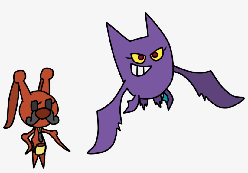 Everyone's Favorite Kricketune And Crobat - Cartoon, transparent png download
