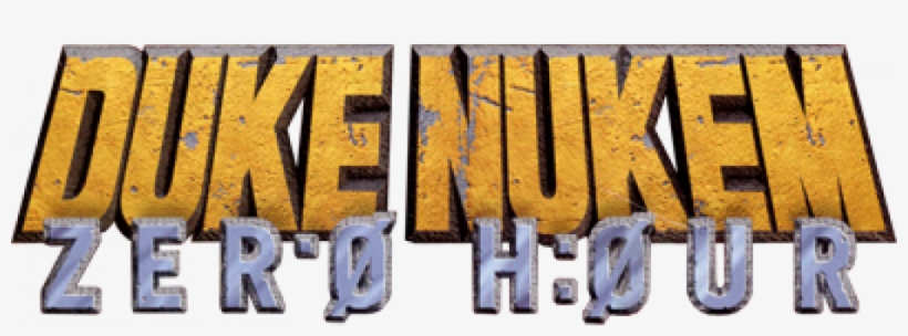 Clearlogo Clearlogo Ribbon - Duke Nukem Zero Hour Nintendo 64 N64, transparent png download