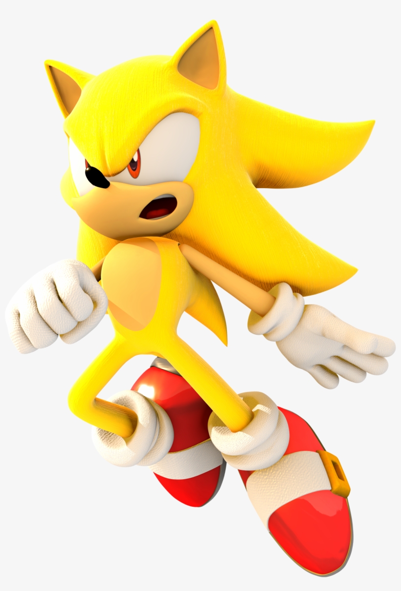 Super Sonic Png - Sonic Esmeraldas Do Caos, transparent png download