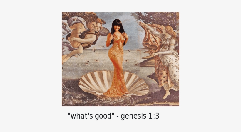 Genesis 13 What's Good - Botticelli Birth Of Venus, transparent png download