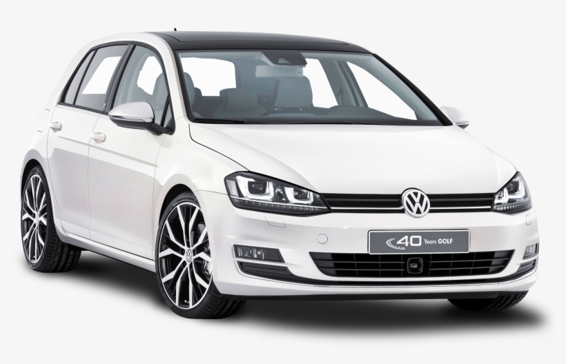 White Volkswagen Golf Car Png Image - Volkswagen Golf 2014, transparent png download