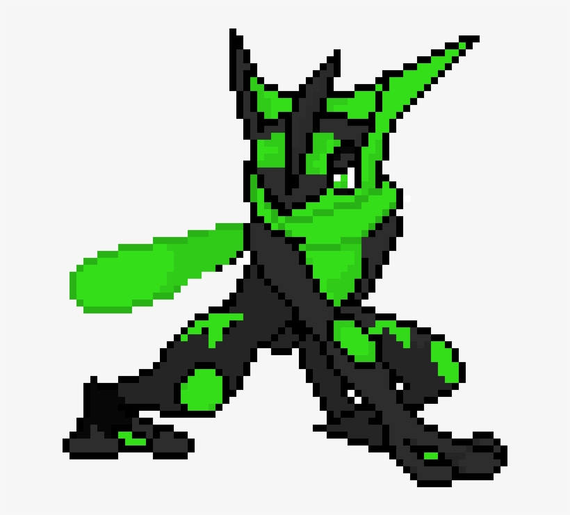 Nuclear Greninja - Modelos Pixel En Kogama, transparent png download