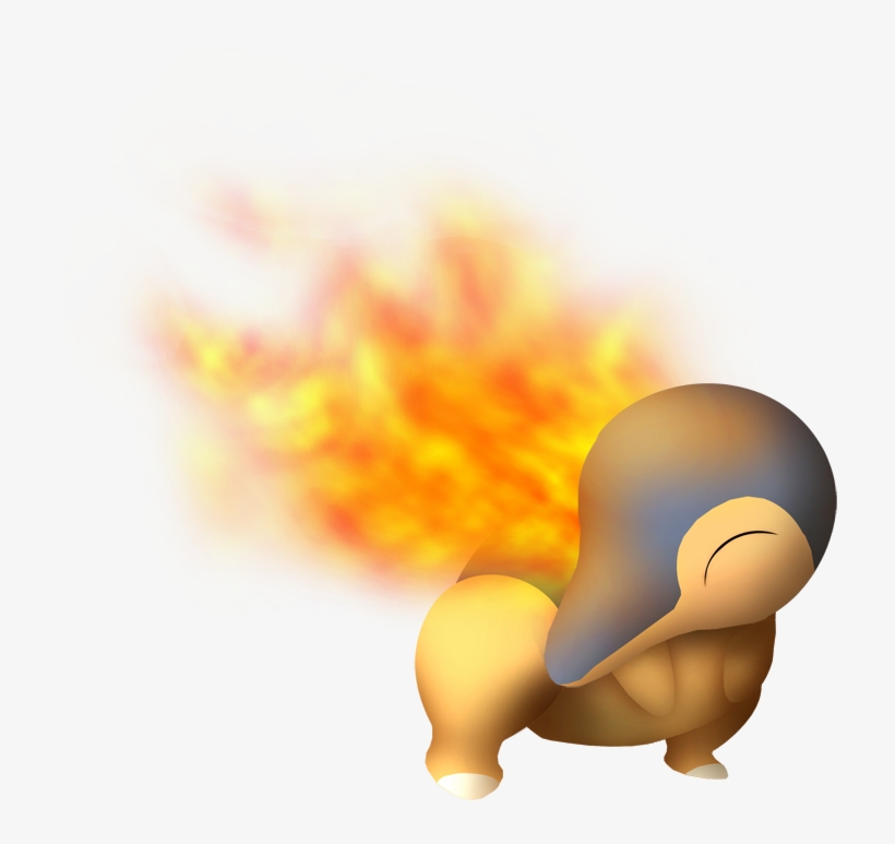 [ Img] - Cyndaquil 3d Png, transparent png download
