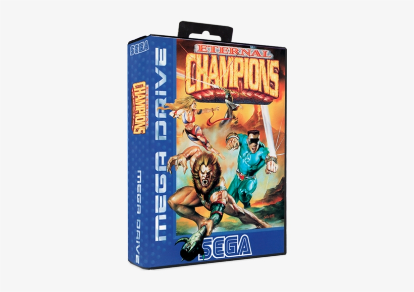 Sega Mega Drive 3d Box Pack - Sega Mega Drive Game Eternal Champions, transparent png download