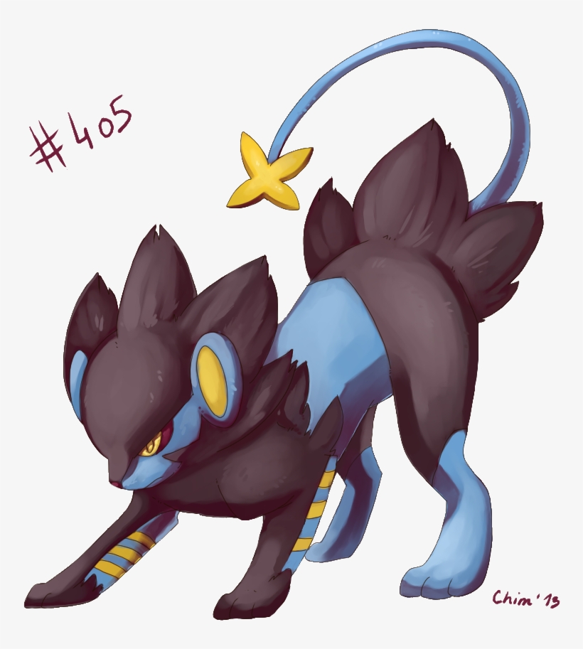 Luxray Par - Drawing, transparent png download