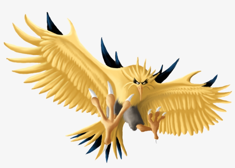 By Legend On Deviantart - Pokemon Zapdos 3d Png, transparent png download